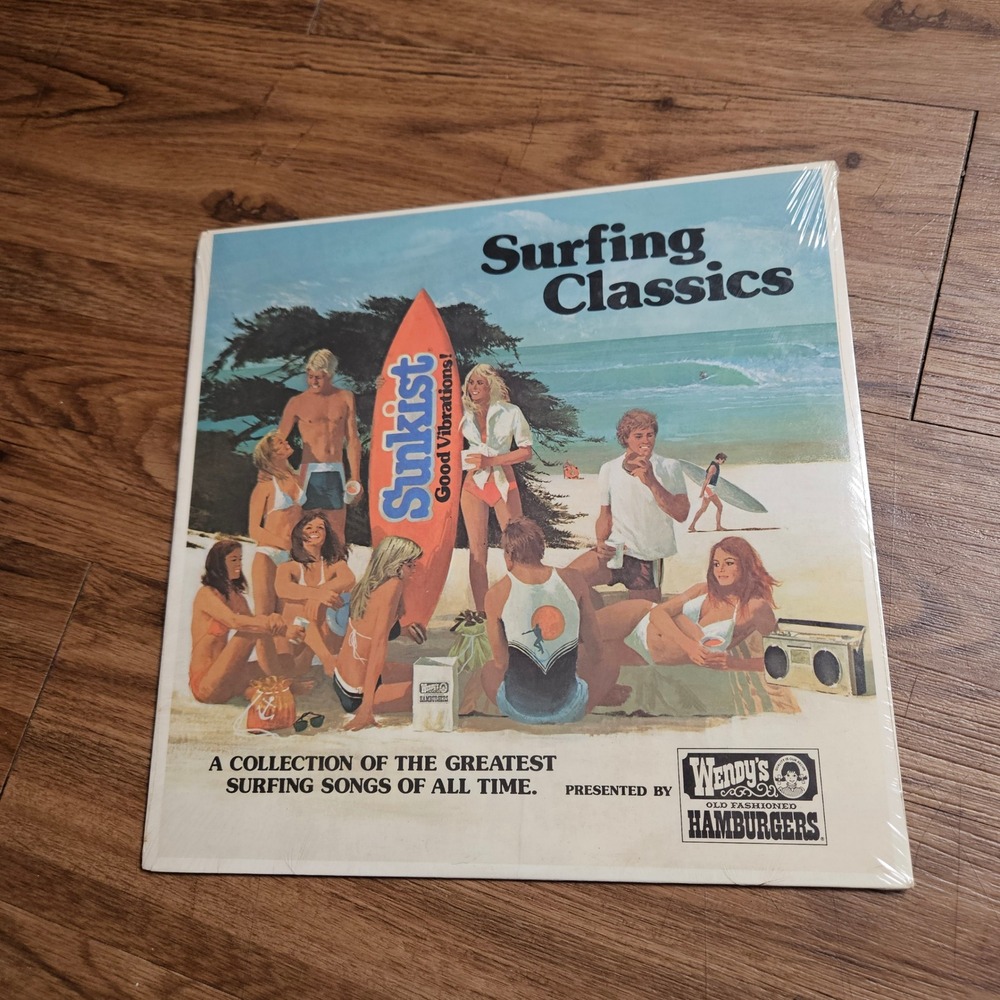 Surfing Classics 1982 Beach Boys Jan & Dean Wendys Sunkist P16796 Vinyl Sealed
